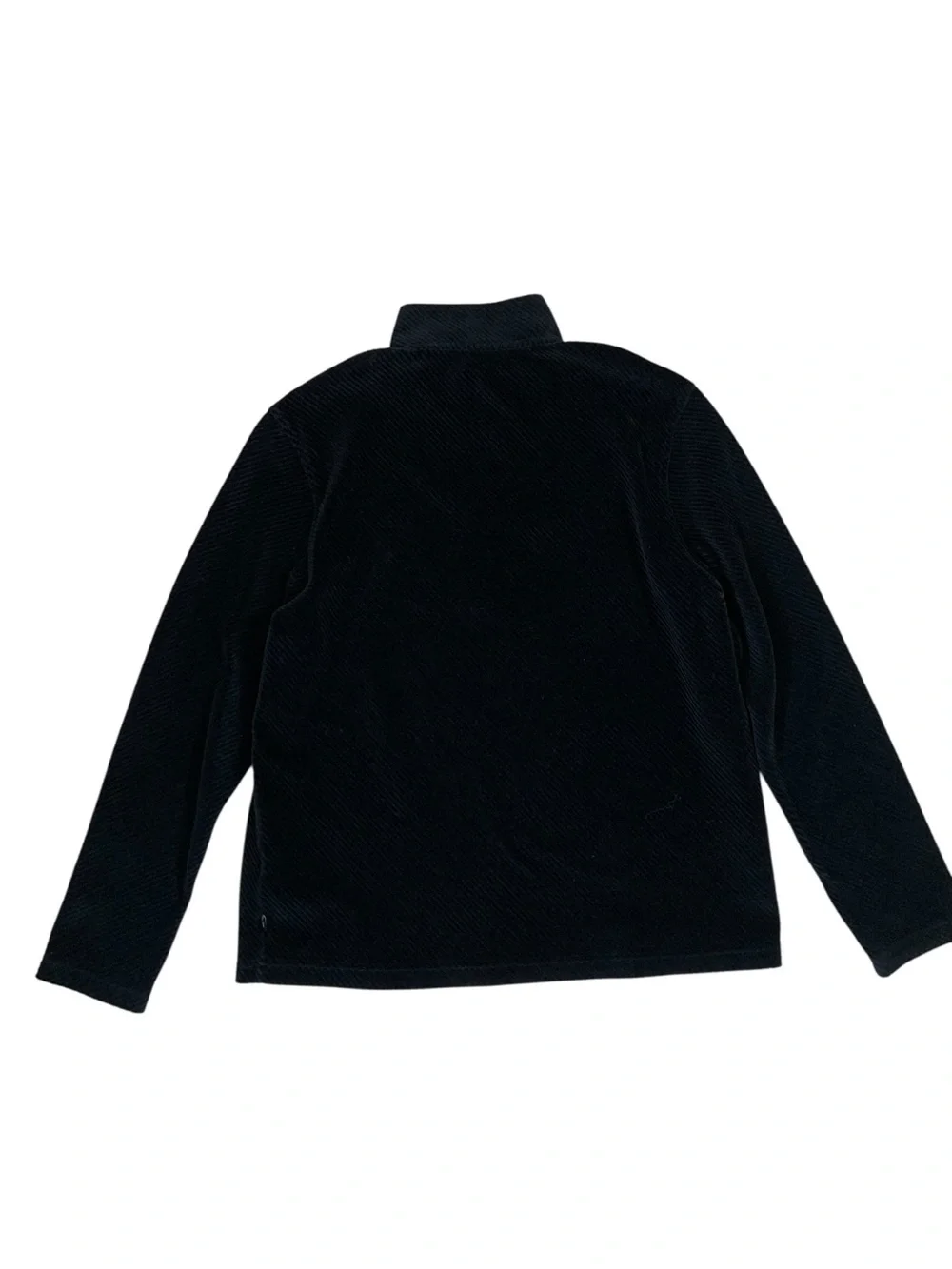 Ted Baker London Black Textured Quarter Zip Pullover 5 Long Sleeve XL